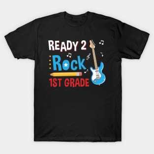 Ready To R0ck 1st Grade Back To School T-Shirt